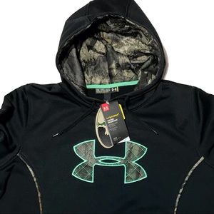 Under Armour Storm Camo Logo Hoodie Cold Gear 2XL
